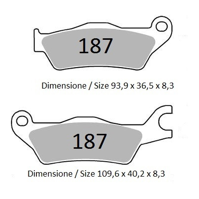 Pastiglie freno anteriori Trofeo Sinterizzate per SUZUKI GSX-S 125 2017-2020