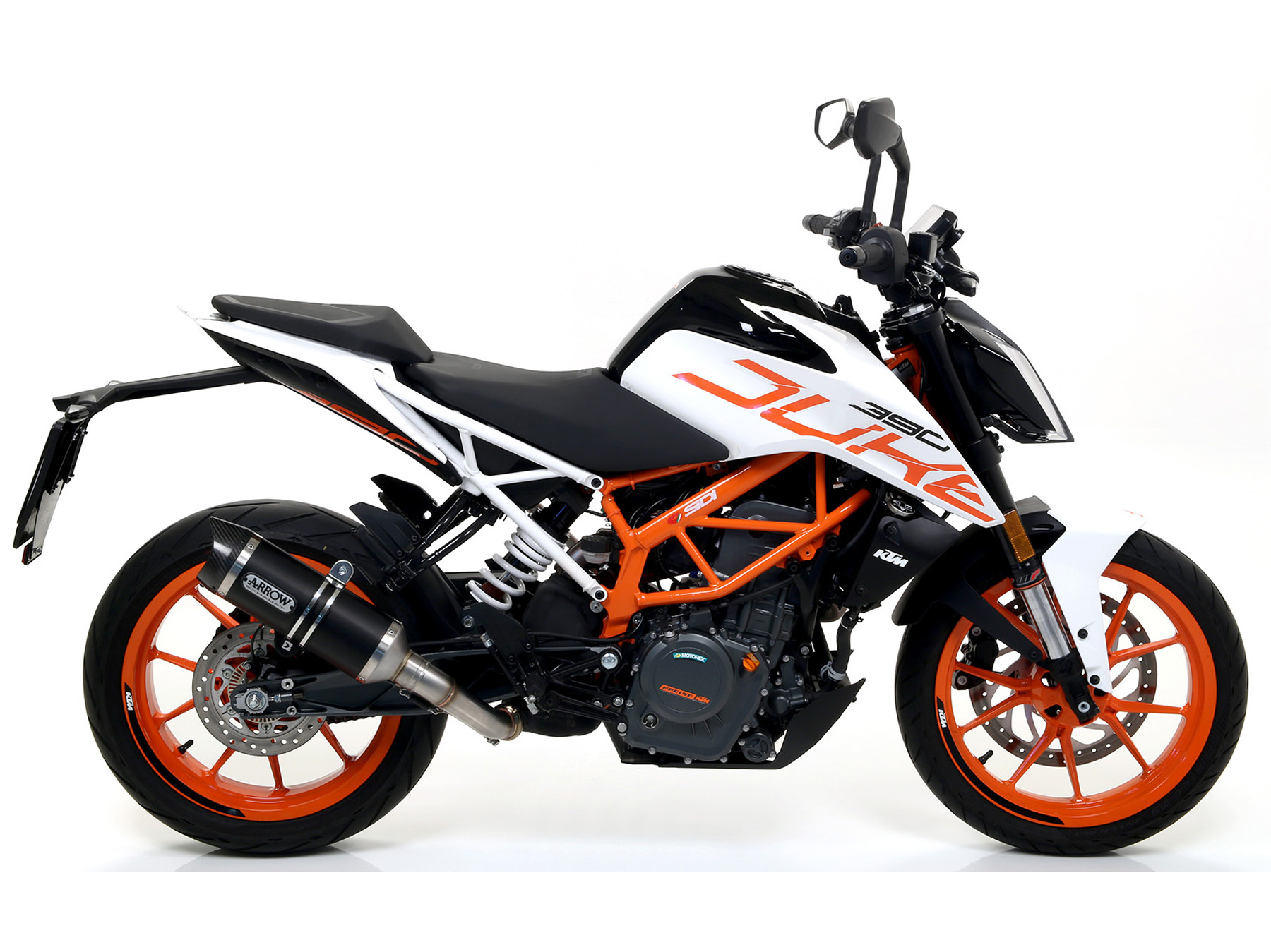 Scarico Omologato Arrow + Raccordo Inox Per Honda CRF 300 L 2024 | Fondo Alluminio Thunder Con Db-Killer Removibile