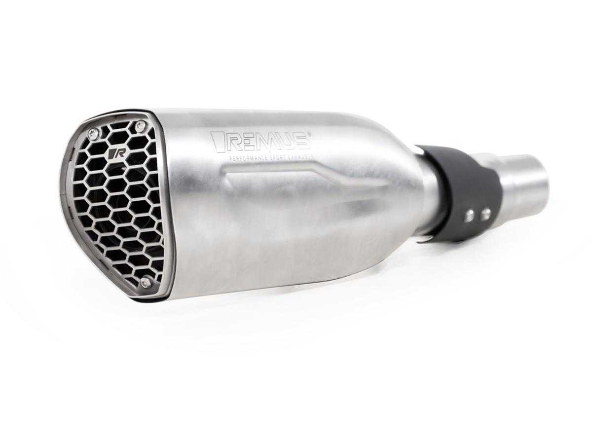 Silenziatore Remus Nxt acciaio spazzolato omologato per DUCATI MONSTER 1200 /S/R 2017-2021