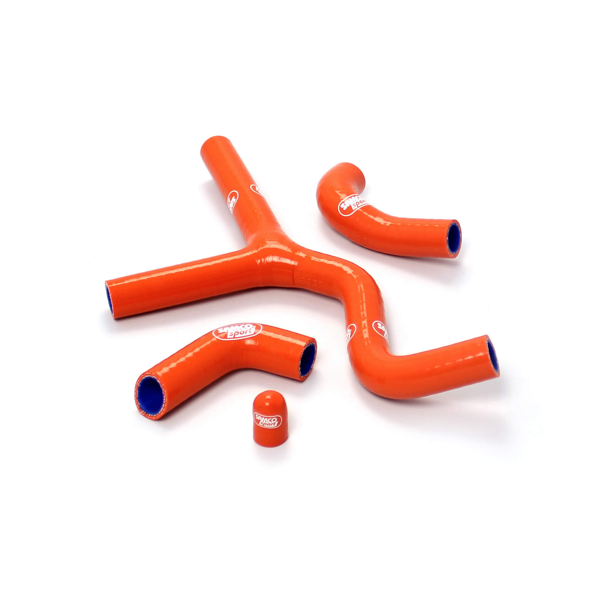 Tubi siliconici Samco modifica impianto bypassando il termostato per KTM 520 EXC 2000-2002