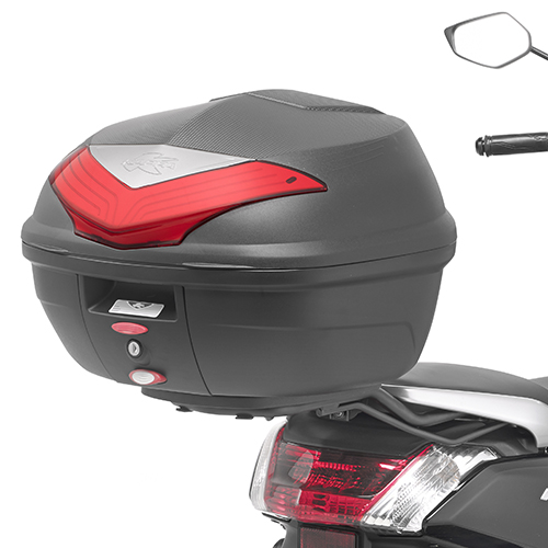 Attacco posteriore specifico per bauletto MONOLOCK per YAMAHA N-MAX 125 2016-2020