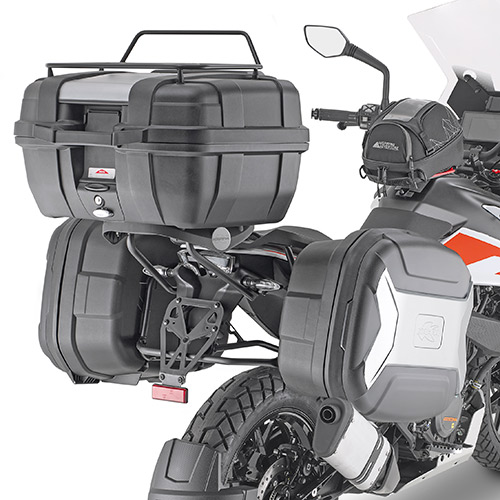 Portavaligie laterale Kappa specifico per valigie MONOKEY o RETRO FIT per KTM 390 ADVENTURE 2020-2024