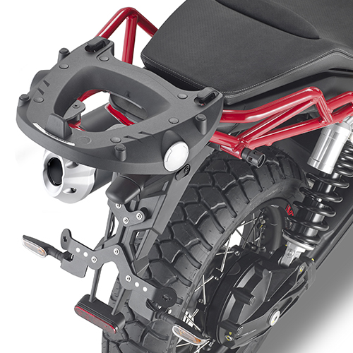 Attacco posteriore specifico per bauletto MONOKEY o MONOLOCK per MOTO GUZZI V85 TT 2019-2023