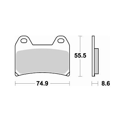 Pastiglie freno anteriori Braking P50 per APRILIA DORSODURO 1200 2011-2015