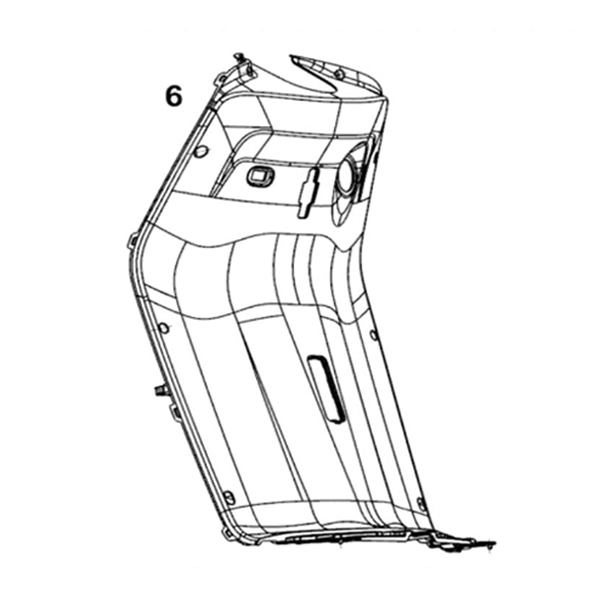 Scudo protezione gambe Niu serie Mqi GT