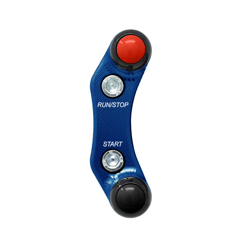 Pulsantiera Jetprime destra stradale Blu per YAMAHA YZF-R3 2015-2018