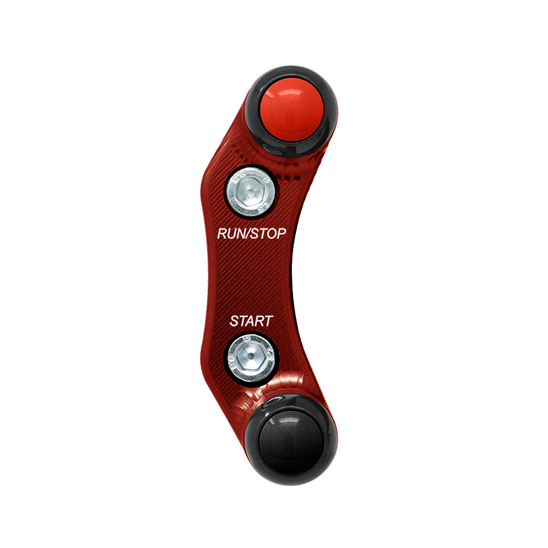 Pulsantiera Jetprime destra stradale Rossa per YAMAHA YZF-R3 2015-2018
