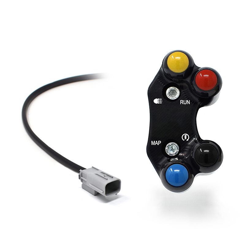 Pulsantiera Jetprime destra stradale Nera per APRILIA TUONO 660 2020-2024