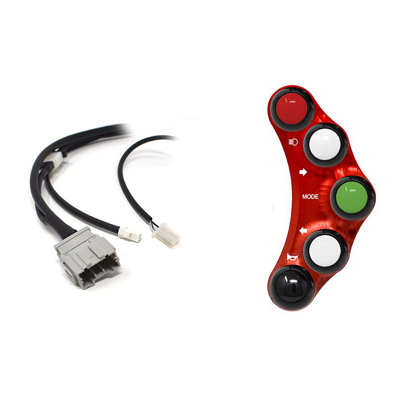 Pulsantiera Jetprime sinistra stradale Rossa per MV AGUSTA F4 1000 RR 2010-2015