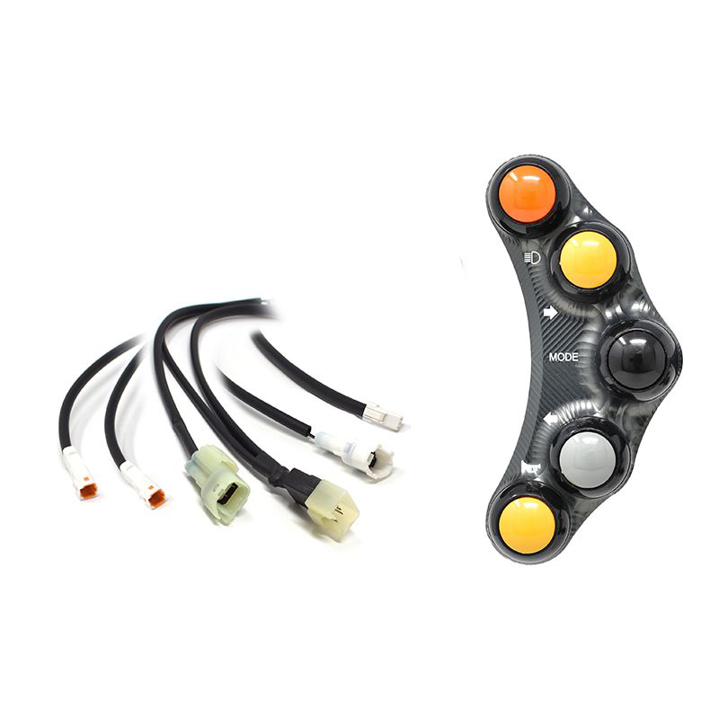 Pulsantiera Jetprime sinistra stradale Titanio per KAWASAKI ZX 10 R/RR 2016-2020