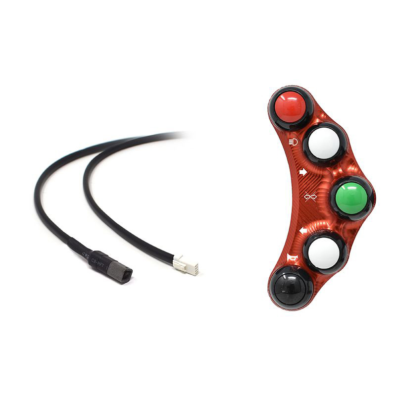 Pulsantiera Jetprime sinistra stradale Rossa per BMW S 1000 RR 2015-2018
