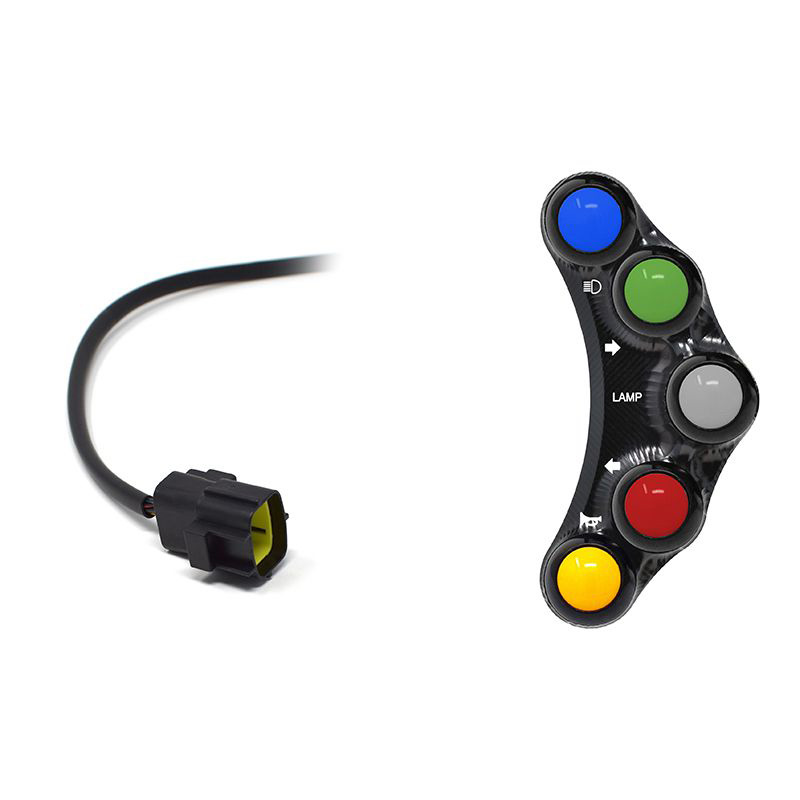 Pulsantiera Jetprime sinistra stradale Nera per DUCATI 999 2002-2006