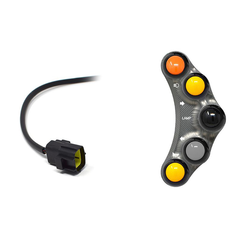 Pulsantiera Jetprime sinistra stradale Titanio per DUCATI 749 S 2003-2007