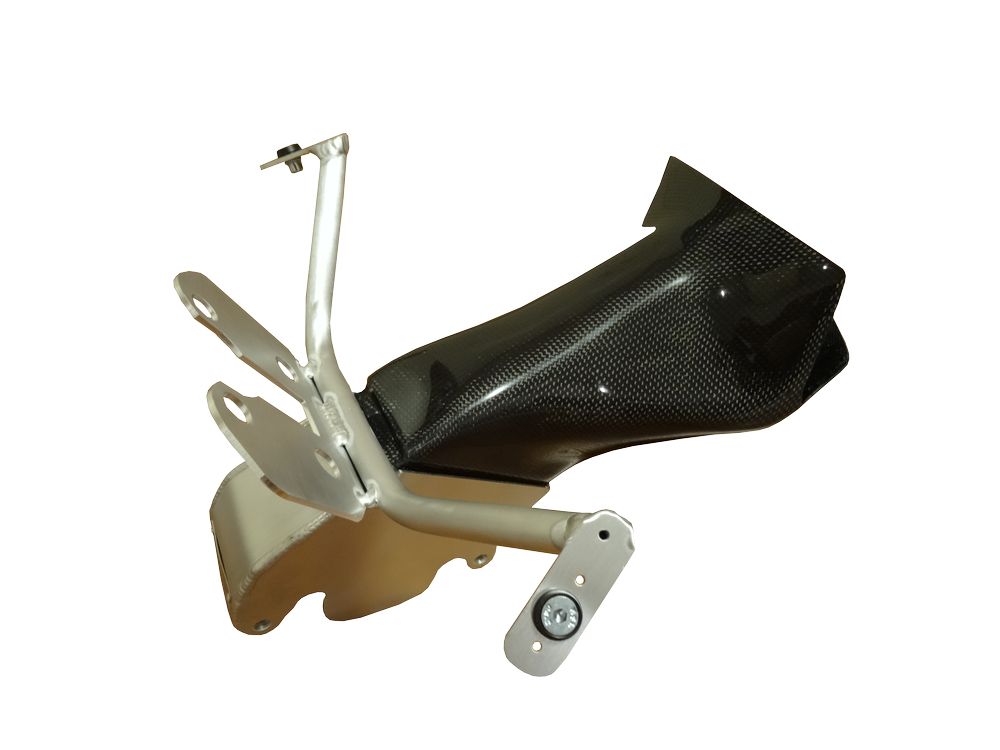 Telaietto anteriore racing Motoholders con presa aria carbonio per APRILIA RS 660 2020-2024