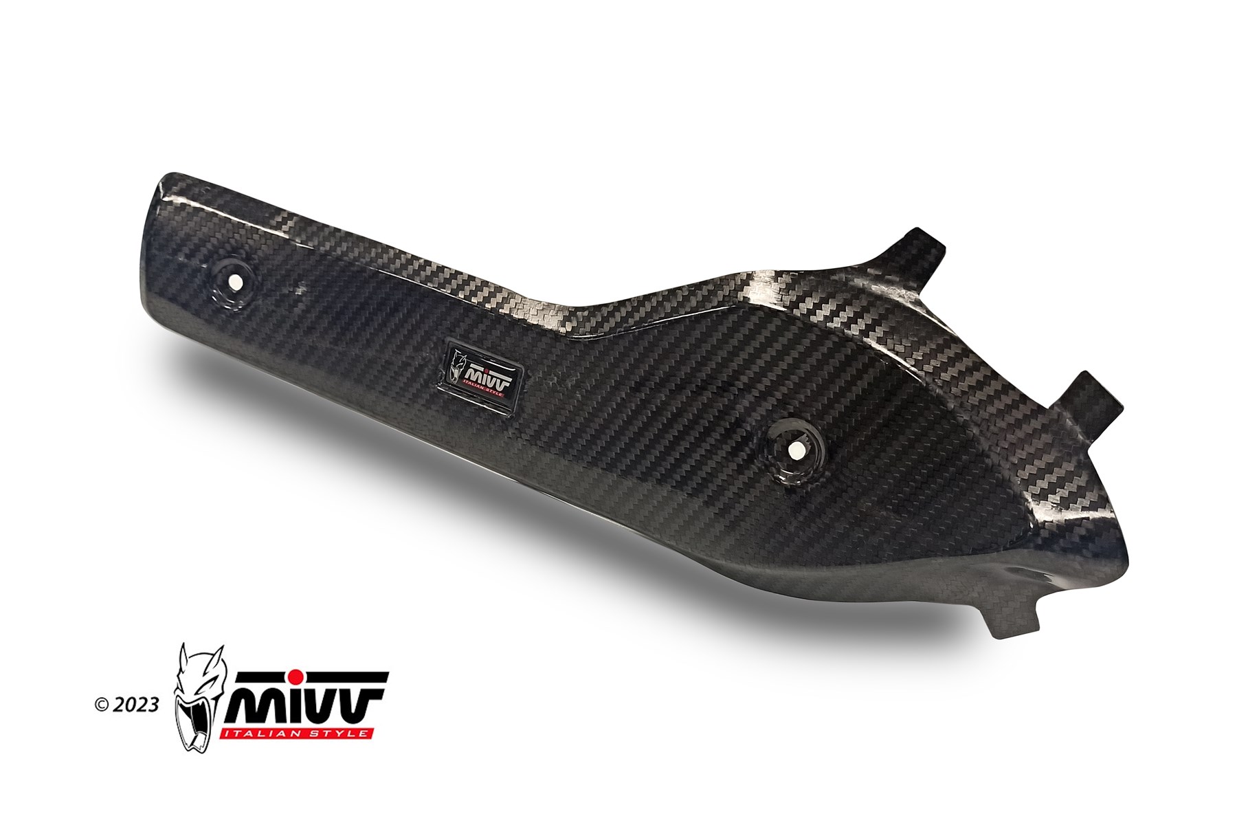 Paracalore Mivv in carbonio per HUSQVARNA 701 ENDURO / SUPERMOTO 2021-2024