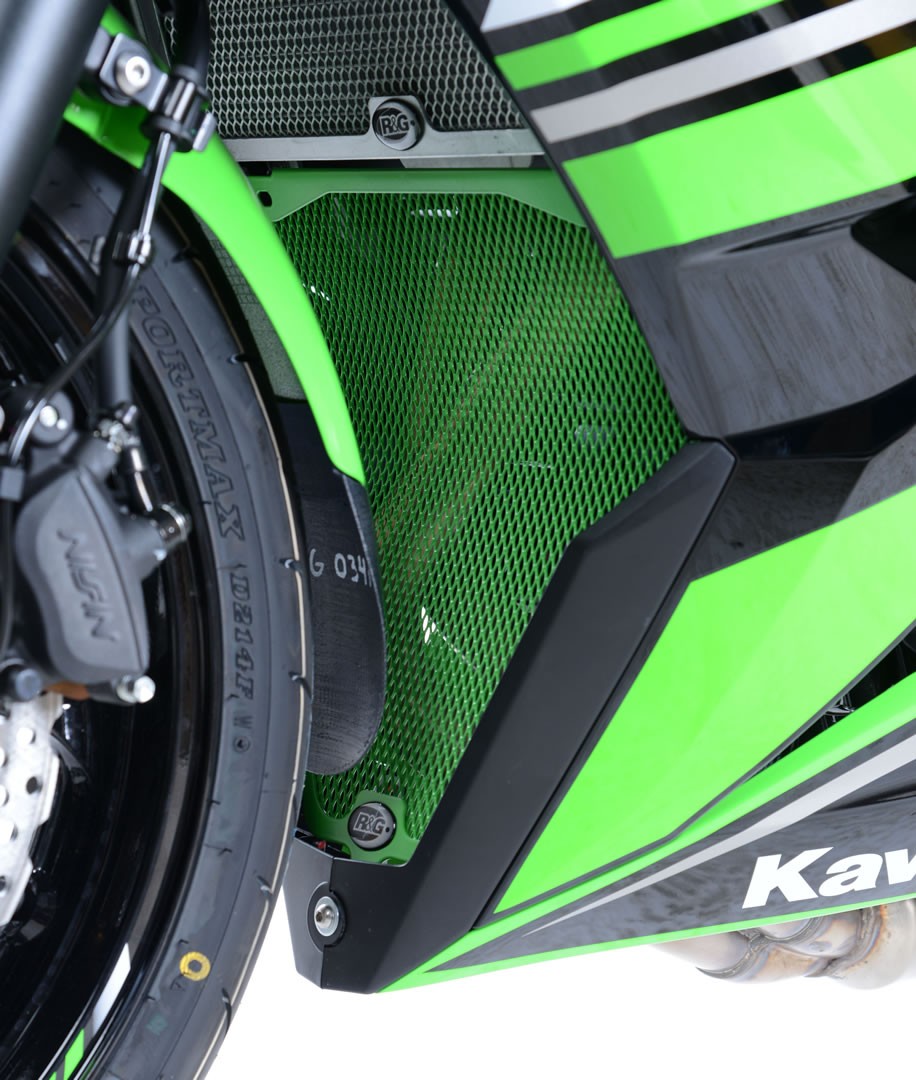 R&G Racing griglia protezione collettori in alluminio per KAWASAKI NINJA 650 2017-2024