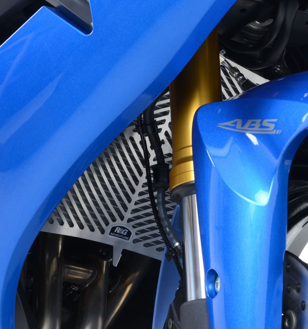 R&G Racing griglia protezione radiatore acqua in acciaio inox per SUZUKI GSX-S 1000 2015-2020