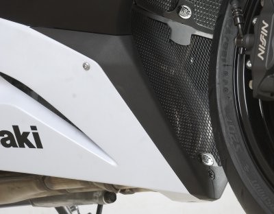 R&G Racing griglia protezione collettori in alluminio per KAWASAKI ZX 6 R 2013-2016