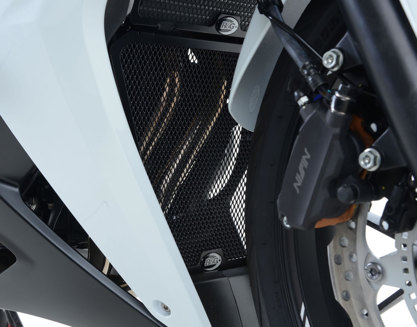 R&G Racing griglia protezione collettori in alluminio per HONDA CBR 500 R 2016-2018