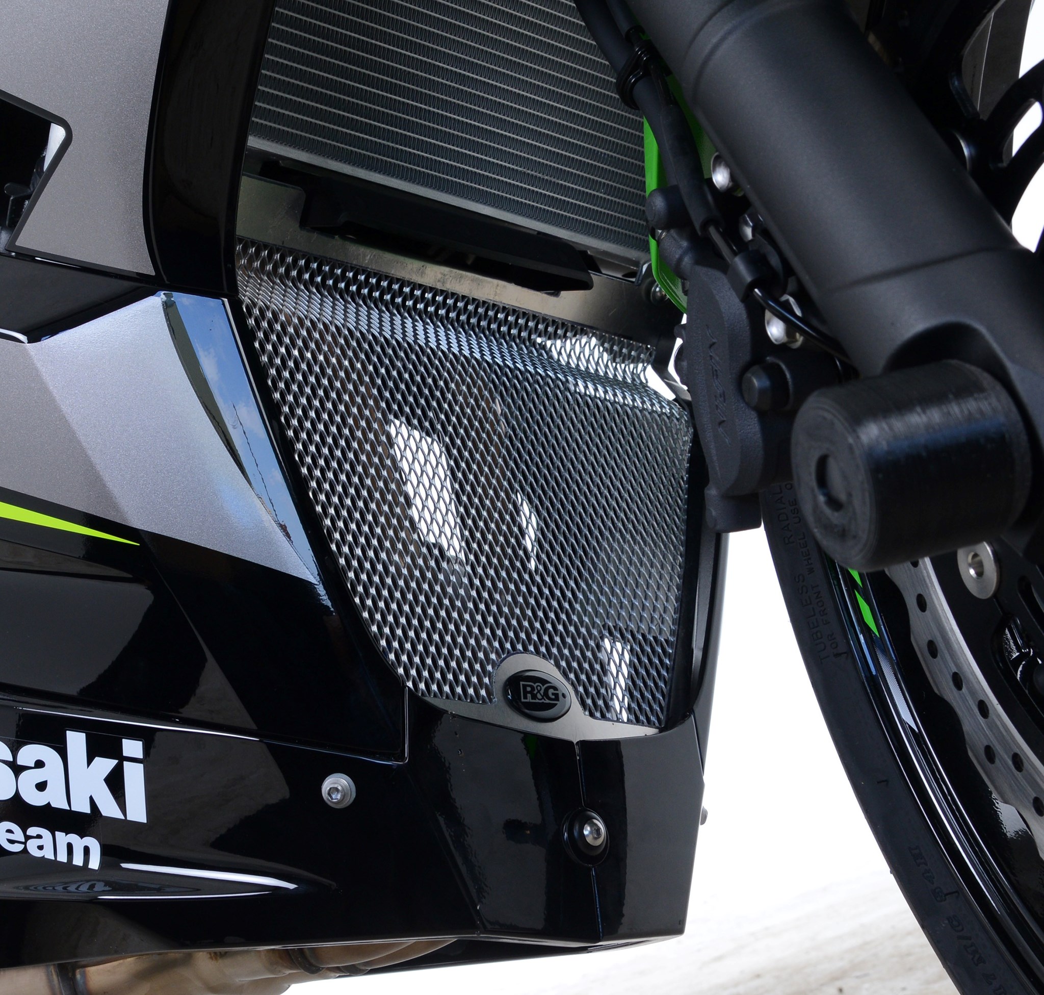 R&G Racing griglia protezione collettori in alluminio per KAWASAKI NINJA 400 2018-2020