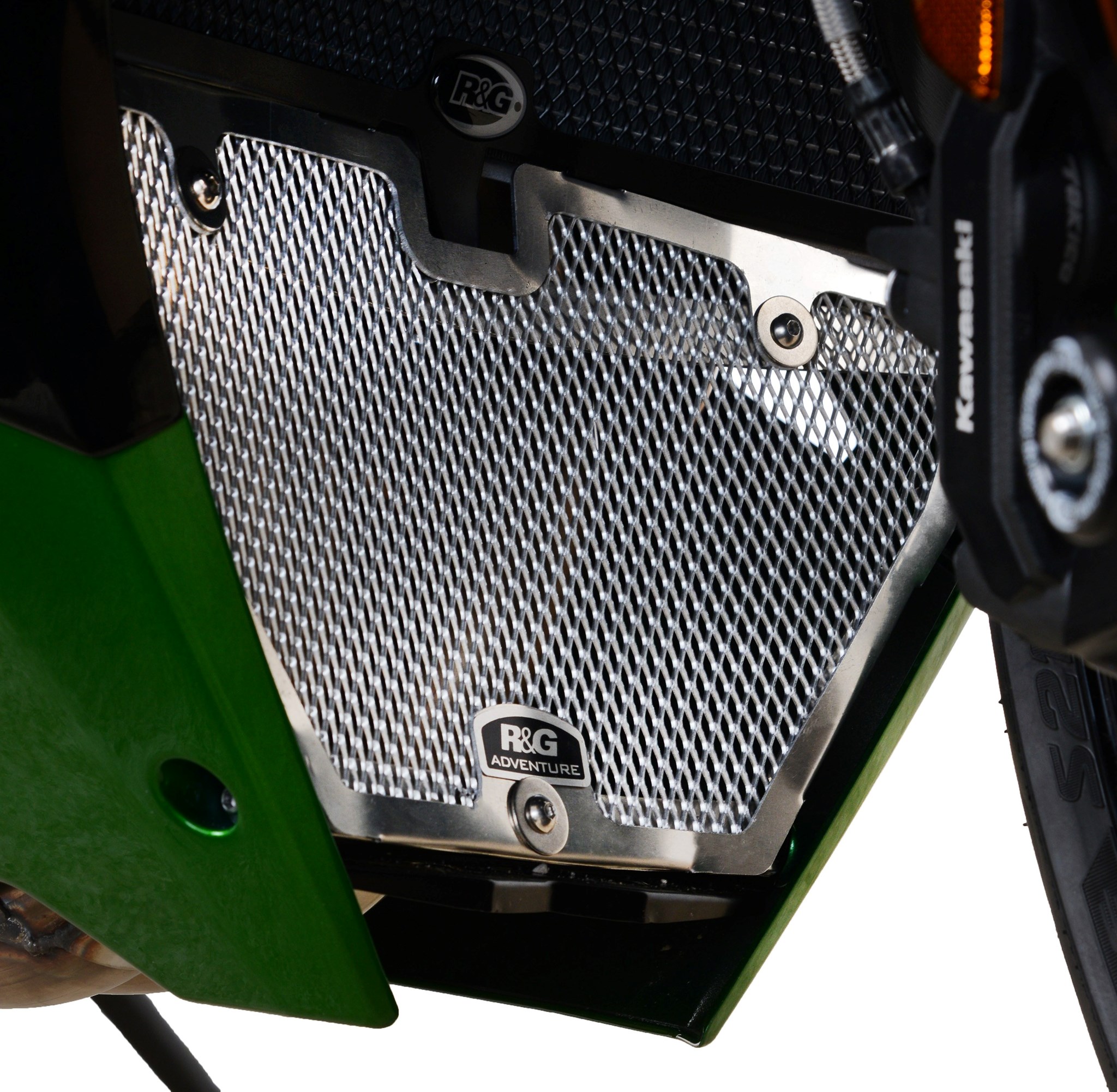 R&G Racing griglia protezione collettori in alluminio per KAWASAKI NINJA H2 SX 2017-2023