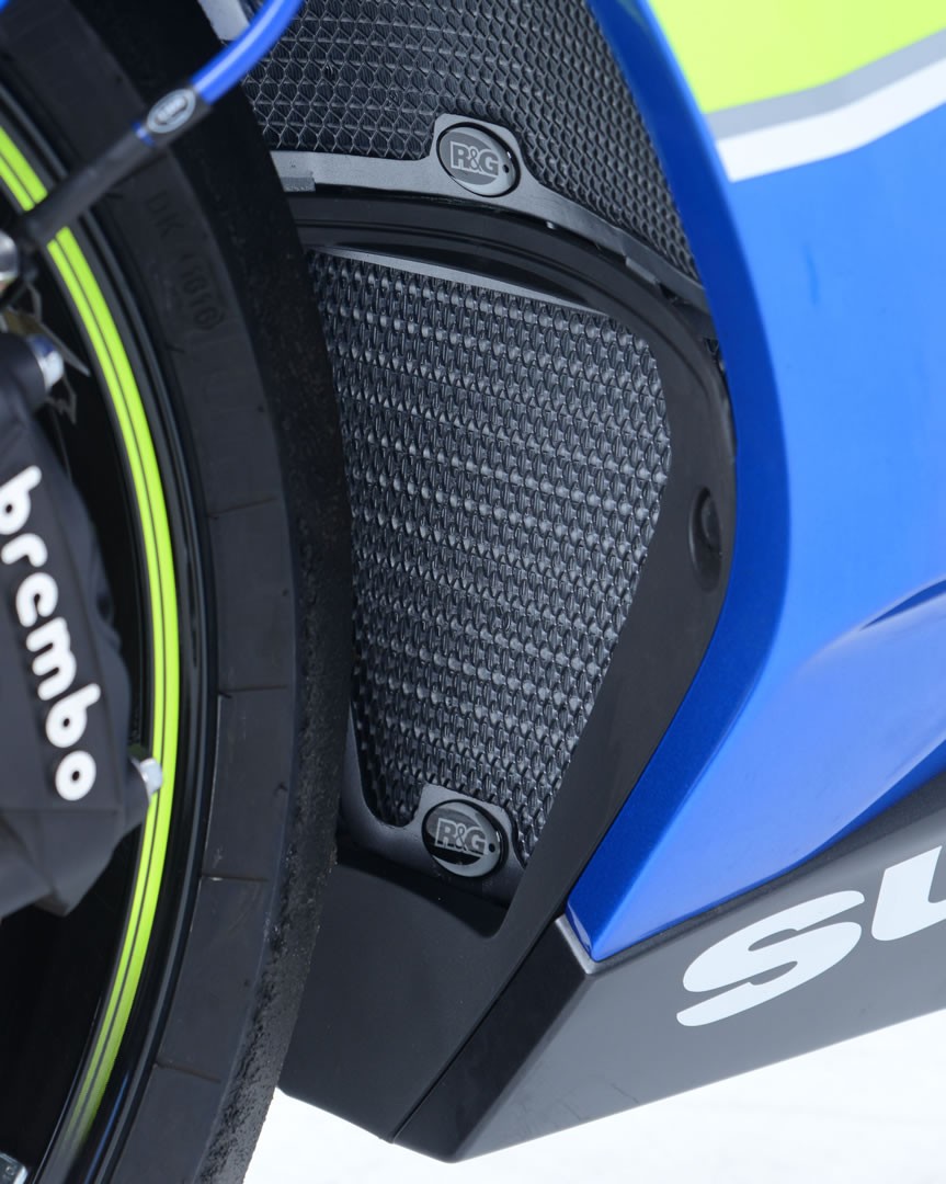 R&G Racing griglia protezione radiatore olio in alluminio per SUZUKI GSX-R 1000 2017-2021