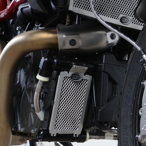 R&G Racing griglia protezione radiatore olio in alluminio per INDIAN FTR 1200 /S 2019-2023