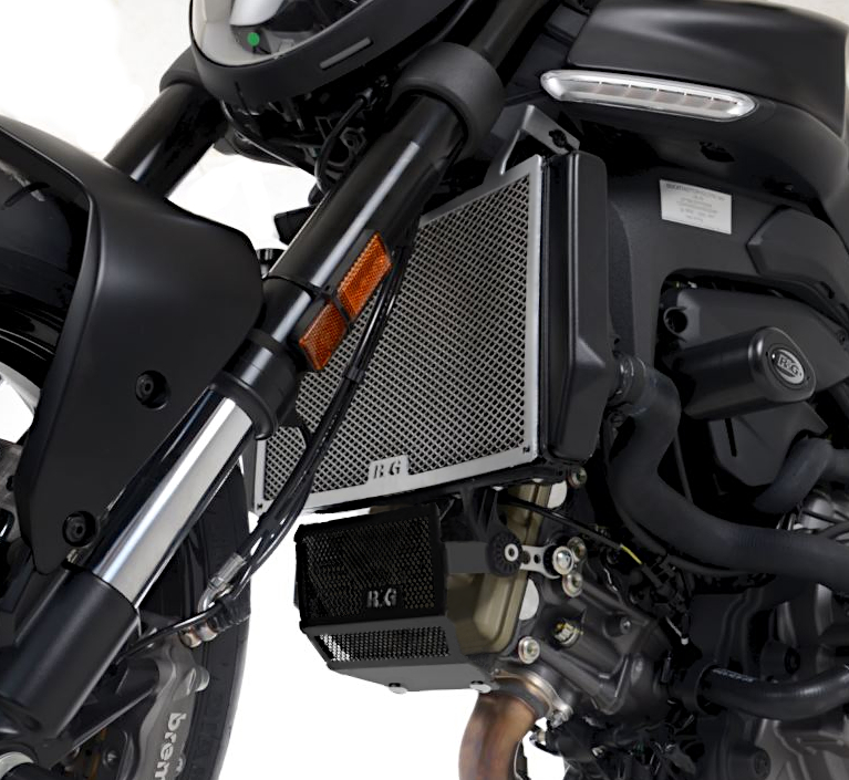 R&G Racing griglia protezione radiatore acqua in alluminio per DUCATI MONSTER 937 2021-2023