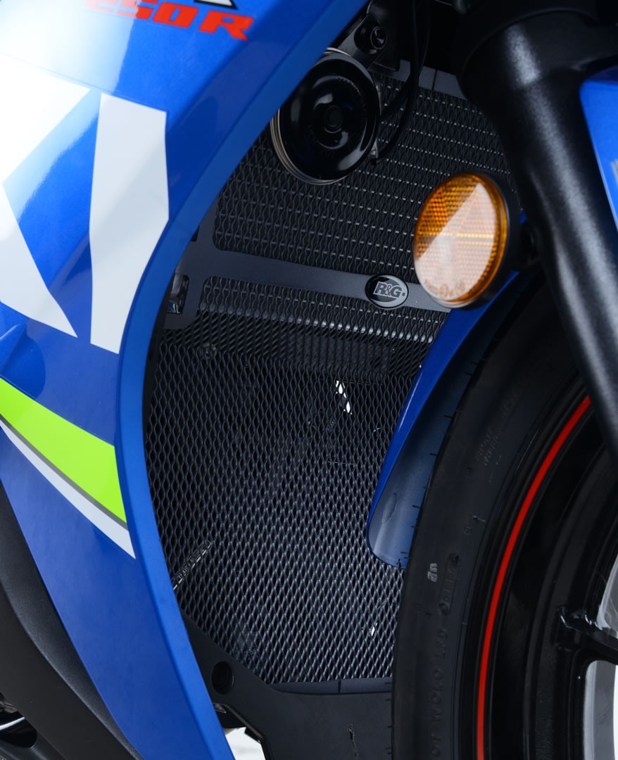 R&G Racing griglia protezione radiatore acqua in alluminio per SUZUKI GSX 250 R 2017-2020