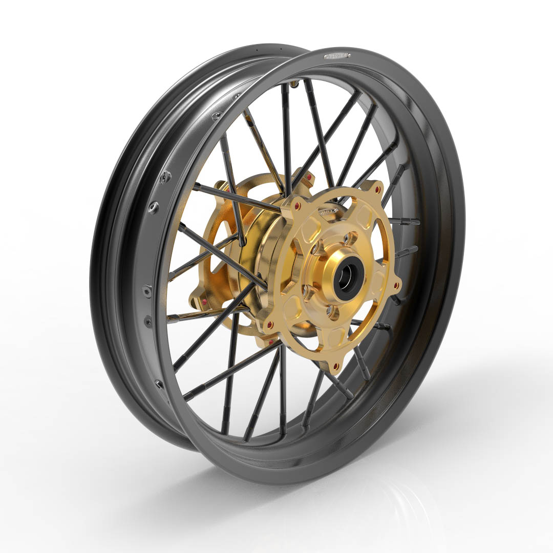 Cerchi a raggi Jonich 24M9 anteriore 3.50x17 per BMW R 1200 NINE-T 2014-2016