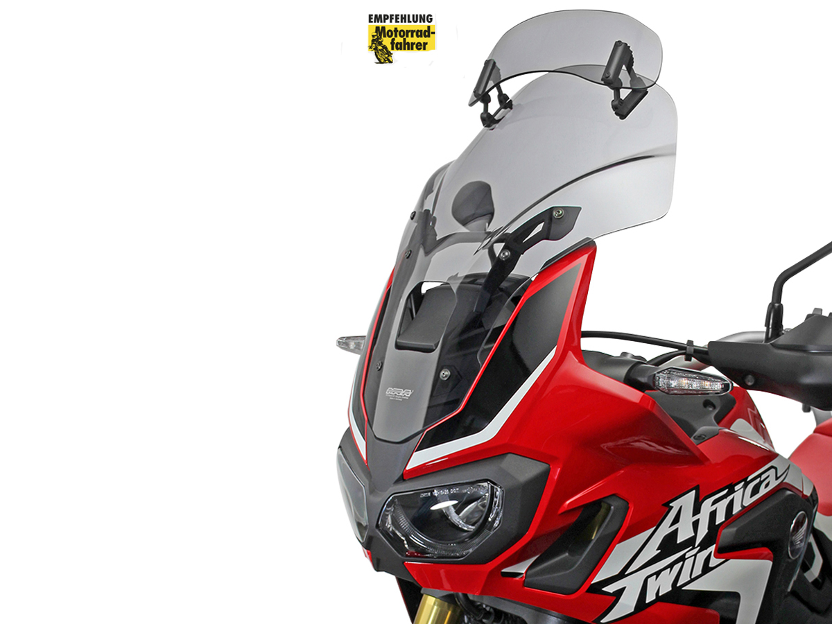 Plexiglass MRA Vario-Touring Maxi per HONDA CRF 1000 L AFRICA TWIN 2015-2019
