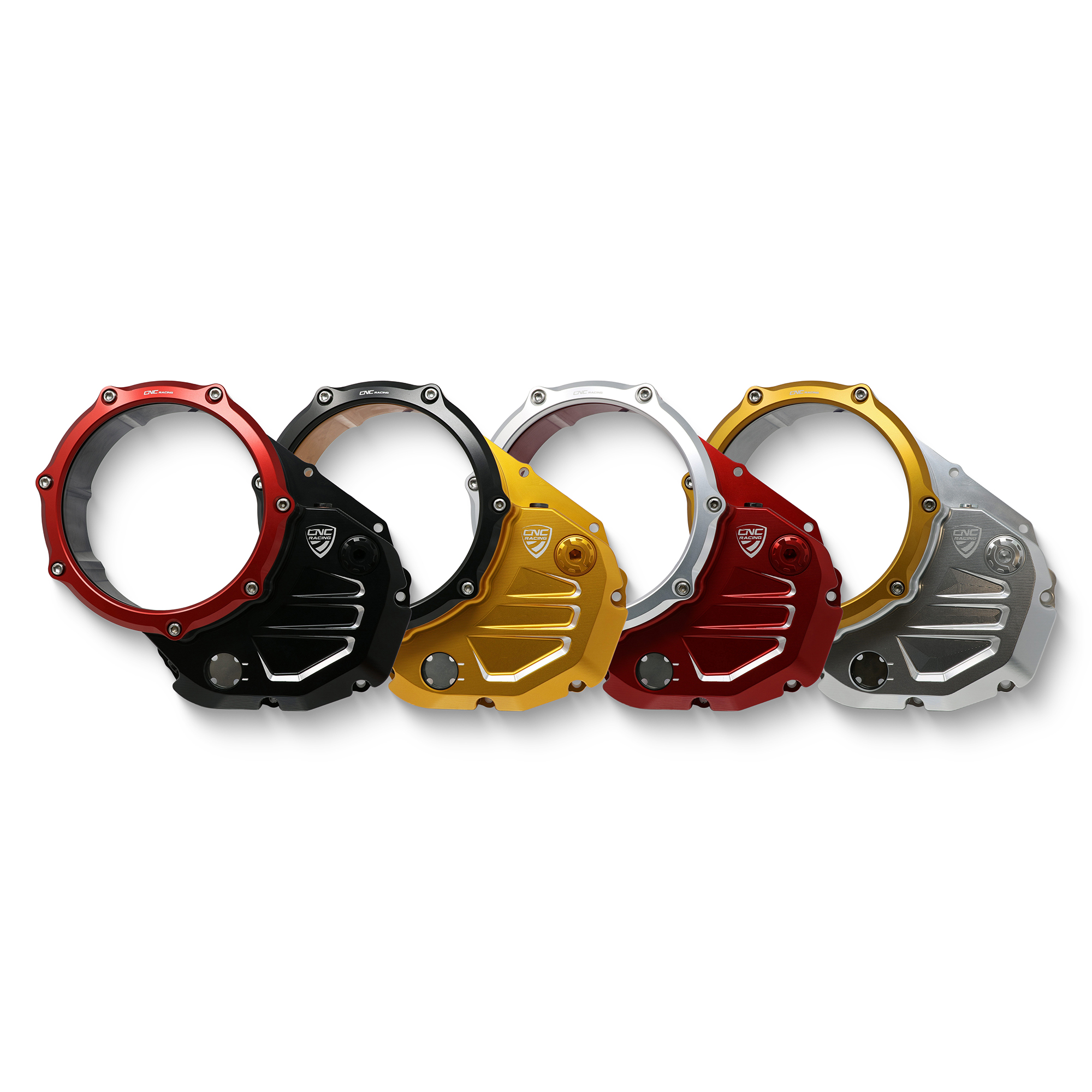 Carter trasparente Bicolor CNC Racing per frizioni ad olio per DUCATI MULTISTRADA 1260 /S 2018-2020