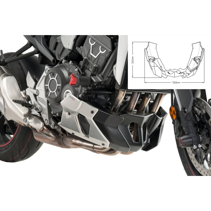 Puntale Puig Nero opaco per HONDA CB 1000 R 2018-2020