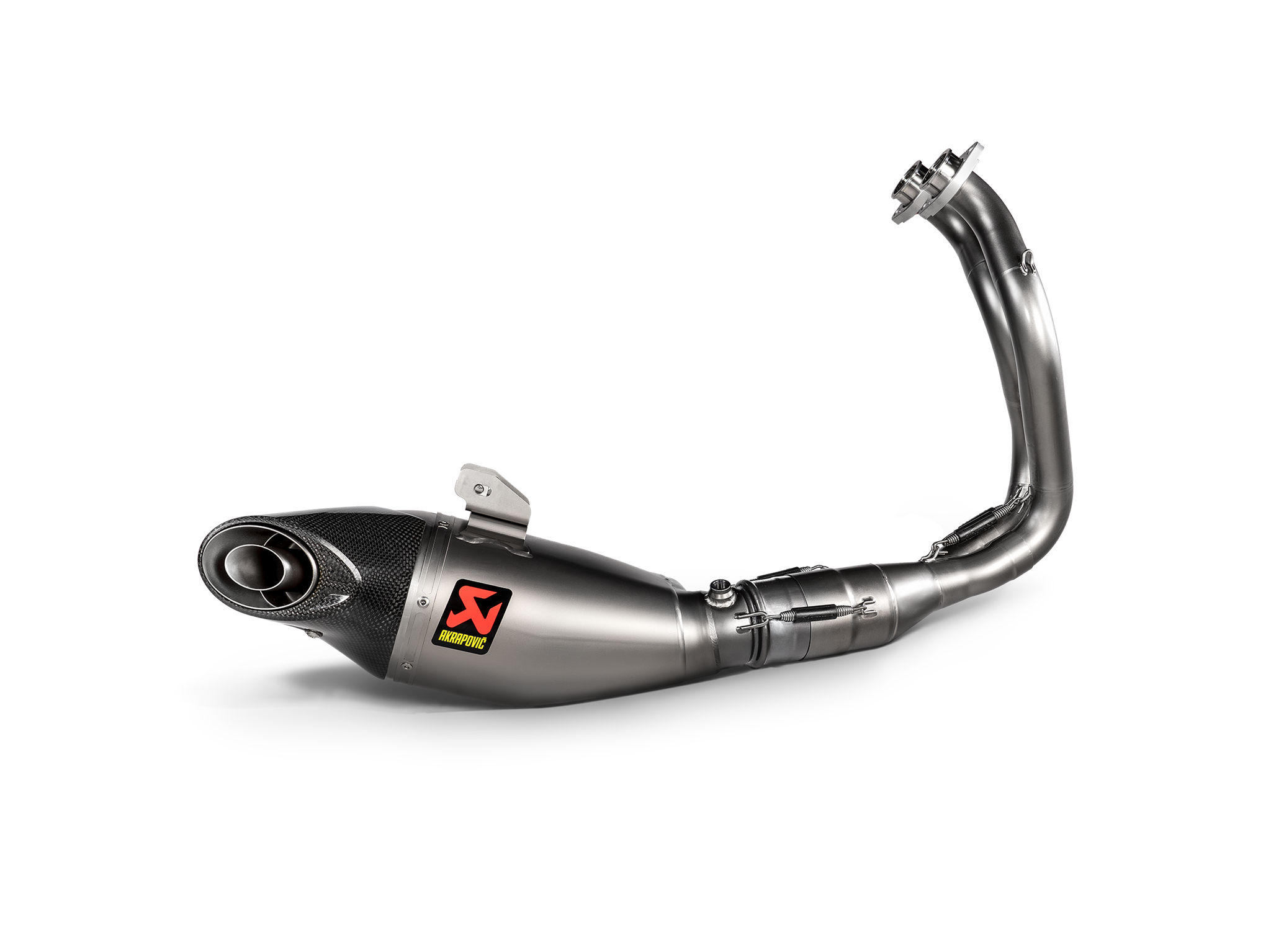 Scarico completo omologato Titanio con fondello in carbonio road program Akrapovic per KAWASAKI NINJA 650 2017-2025