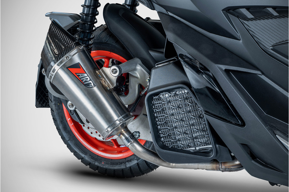 Silenziatore Zard in acciaio inox per APRILIA SR 200 GT SPORT 2022-2024 