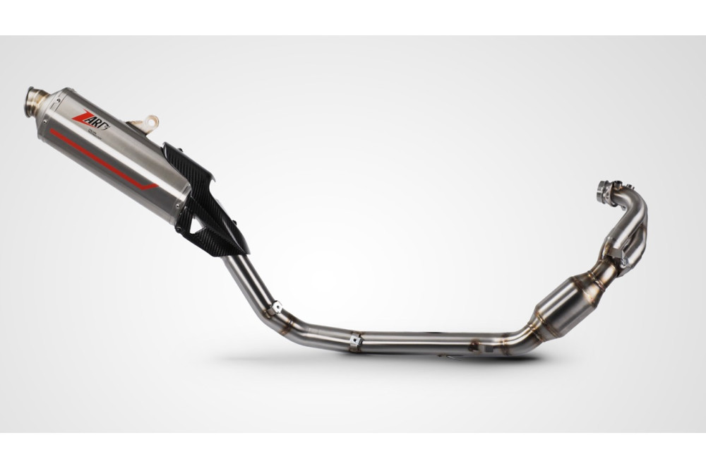 Kit Decatalizzatore Zard acciaio inox racing per APRILIA TUAREG 660 2022-2023