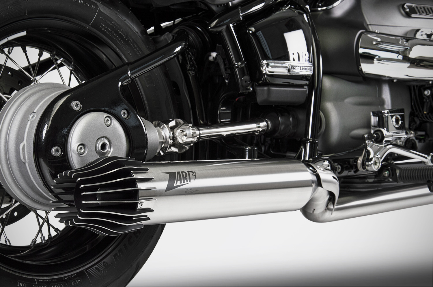 Kit completo zard 2>2 in Titanio racing per BMW R18 2020-2023