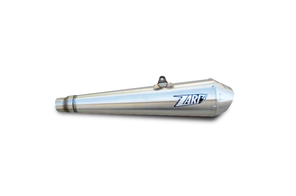 Slip-on Conico Zard Omologato Satinato Acciaio Inox per MOTO GUZZI GRISO 2005-2016
