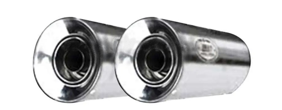 Slip-on Zard Acciaio Inox Lucido Racing per MOTO GUZZI CALIFORNIA 2014-2019