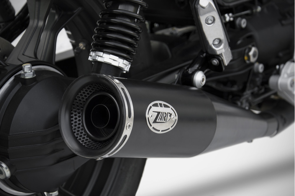 Slip-On Zard "ZUMA" Acciaio Inox Racing Nero per MOTO GUZZI V7III 2017-2019