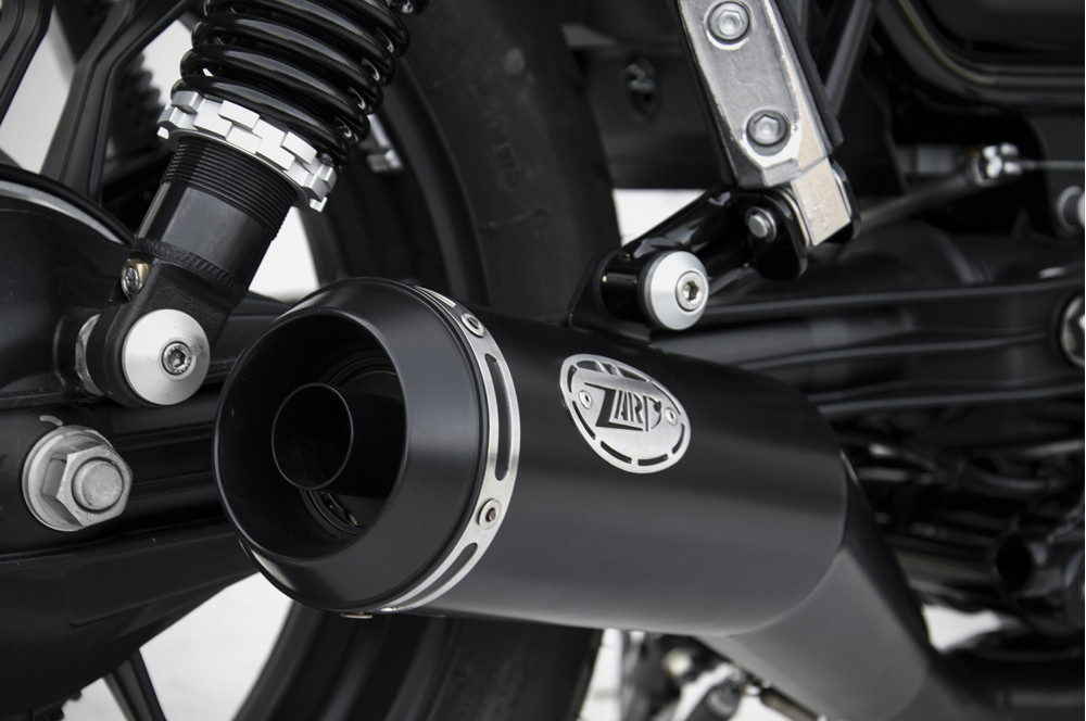 Kit Completo Zard 2>1 Acciaio Inox Nero Racing per MOTO GUZZI V7III 2017-2019