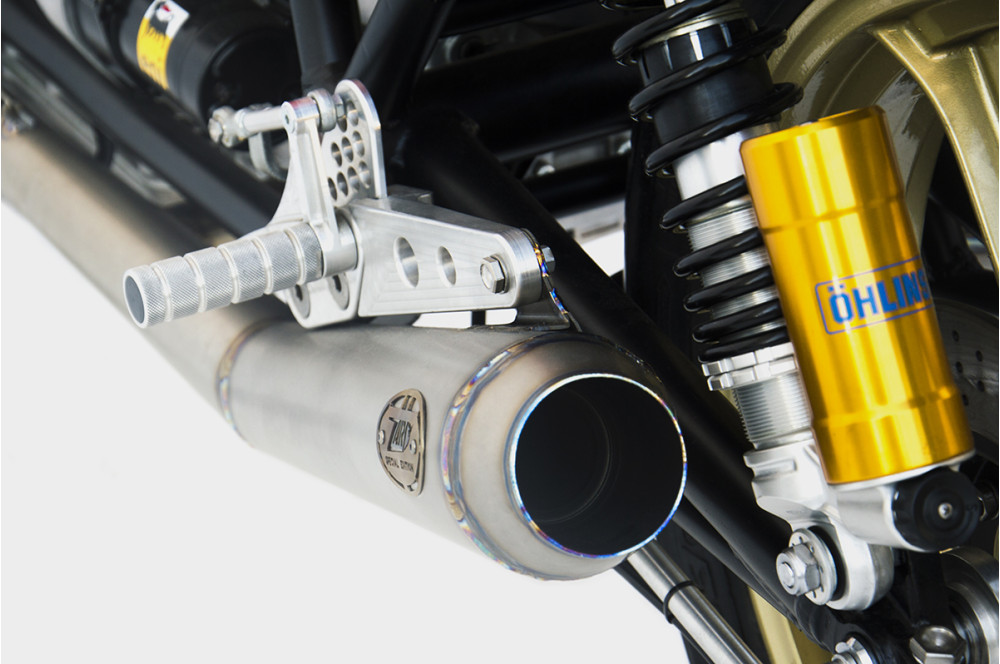 Kit Completo Zard 2>2 Acciaio Inox Racing Satinato per MOTO GUZZI LE MANS 1976-1981