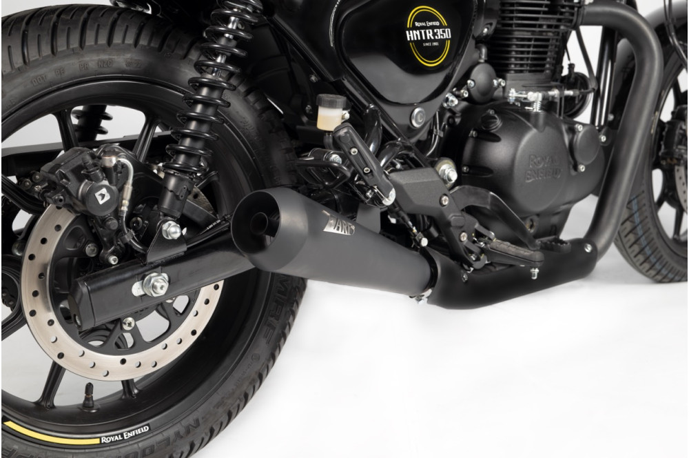 Slip-on Zard Acciaio Inox Nero Omologato Euro5 per ROYAL ENFIELD HUNTER 350 2023