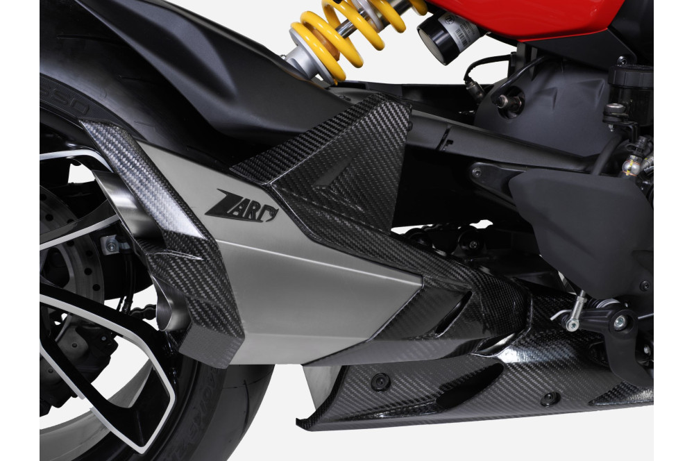 Scarico Zard "MAKO" Titanio Omologato per DUCATI DIAVEL V4 2023-2024