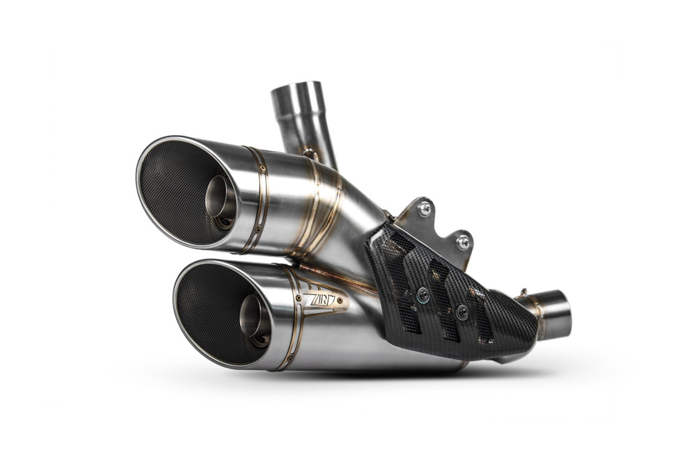 Slip-On Kit Zard 2>1>2 Acciaio Inox Satinato Racing per DUCATI DIAVEL 1260 2020-2021