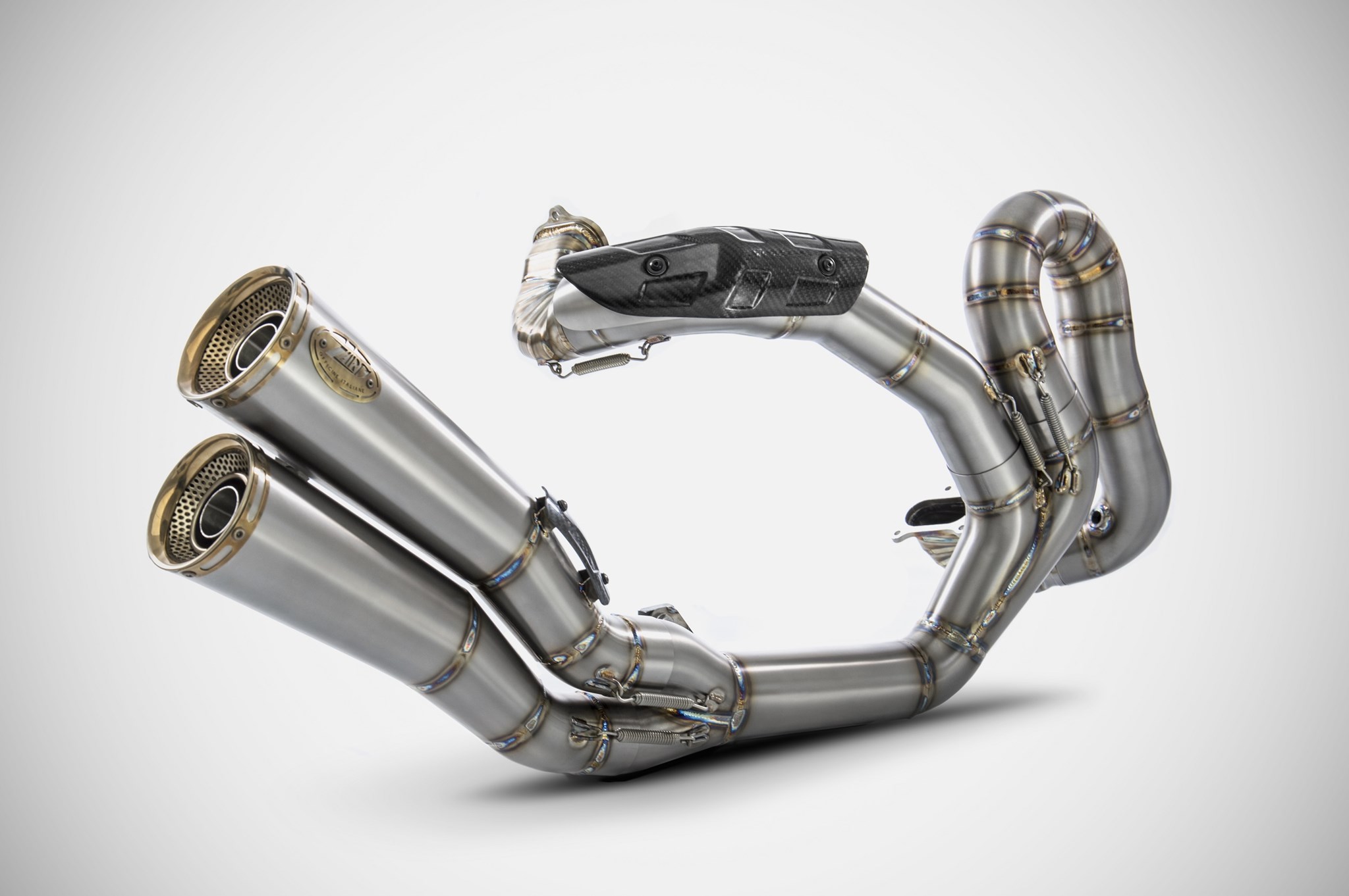 Kit Completo Zard 2>1>2 Acciaio Inox Satinato Racing per DUCATI MONSTER S 2014-2016