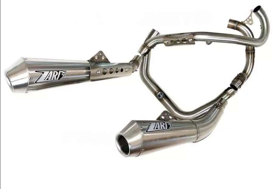 Kit Completo Zard 2>2 Acciaio Inox Omologato Satinato per DUCATI SPORT CLASSIC PAUL SMART 2006
