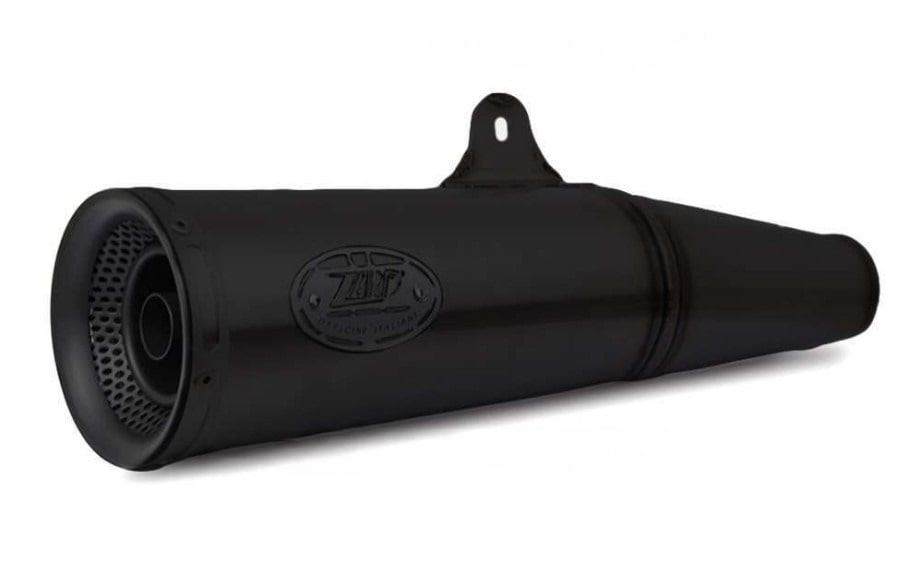 Slip-On Zard "ZUMA" Acciaio Inox Nero Fondello Nero Racing per DUCATI SCRAMBLER 800 2021-2022