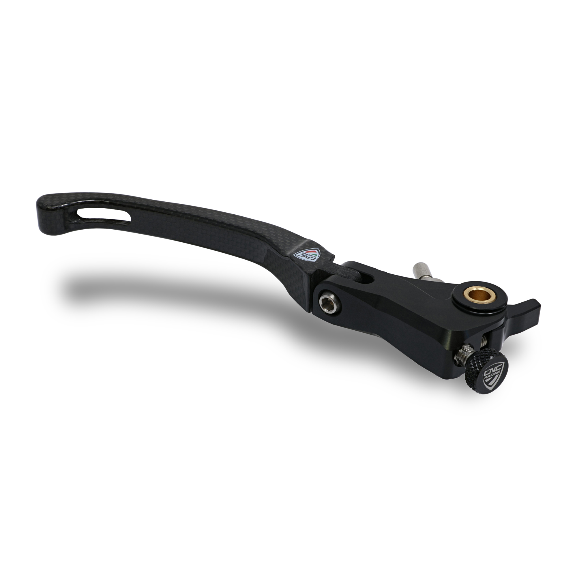 Leva freno pieghevole CNC Racing modello Race Carbon per TRIUMPH SPEED TRIPLE 1050 2005-2007