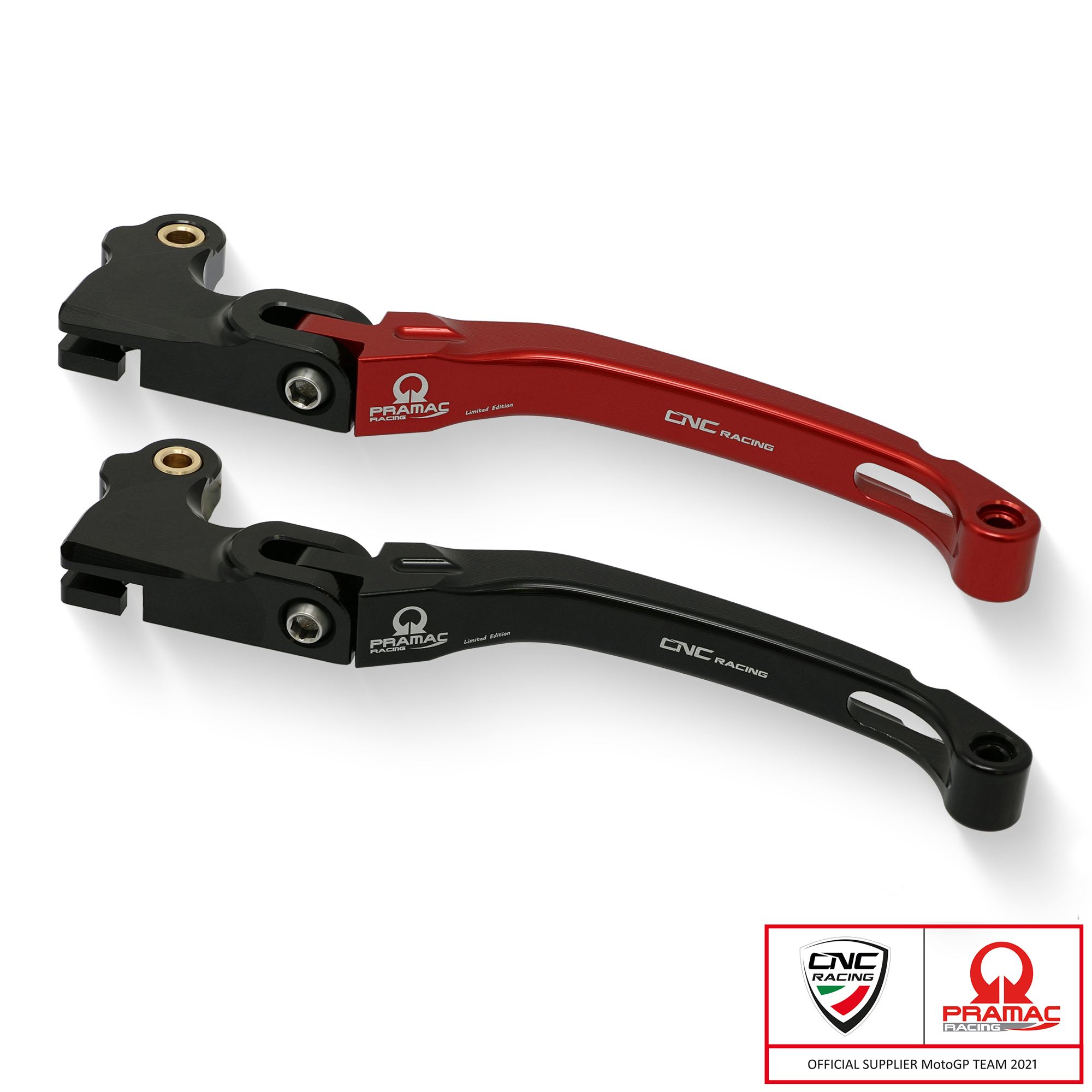 Leva frizione pieghevole CNC Racing modello Race Pramac Racing Limited Edition per YAMAHA MT-09 2013-2018